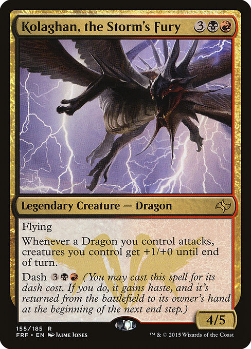 Kolaghan, the Storm's Fury card image