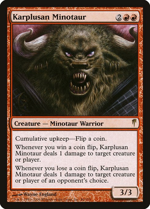 Karplusan Minotaur card image