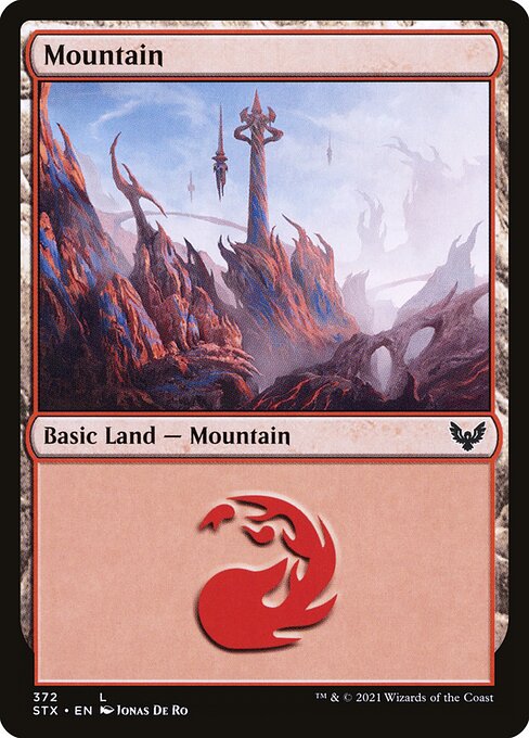 Mountain (Strixhaven: School of Mages #372)