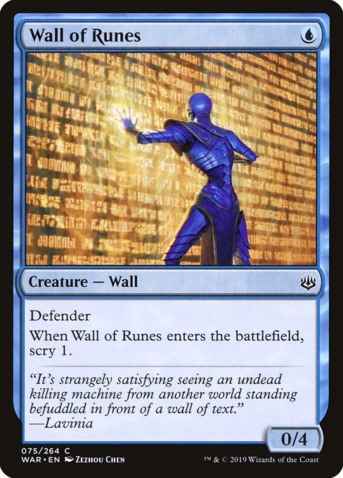 Wall of Runes (War of the Spark #75)
