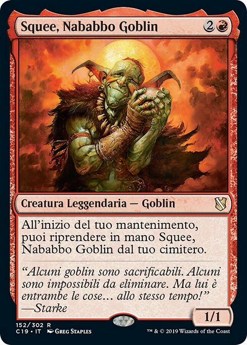 Squee, Goblin Nabob (Commander 2019 #152)