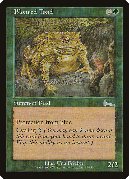 Bloated Toad (Urza's Legacy #97)