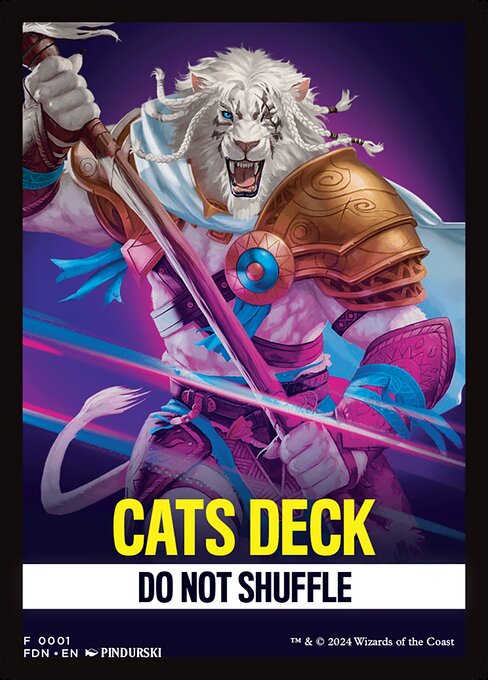 Cats, carta Magic di tipo Card illustrata da PINDURSKI