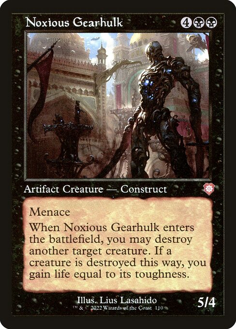 Noxious Gearhulk (The Brothers' War Commander #110)