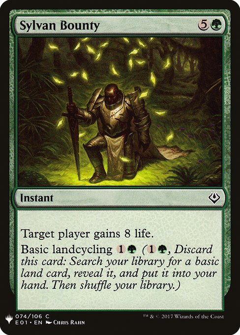 Sylvan Bounty (The List #E01-74)