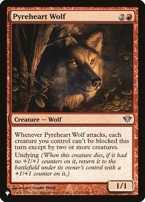 Pyreheart Wolf (The List #DKA-101)