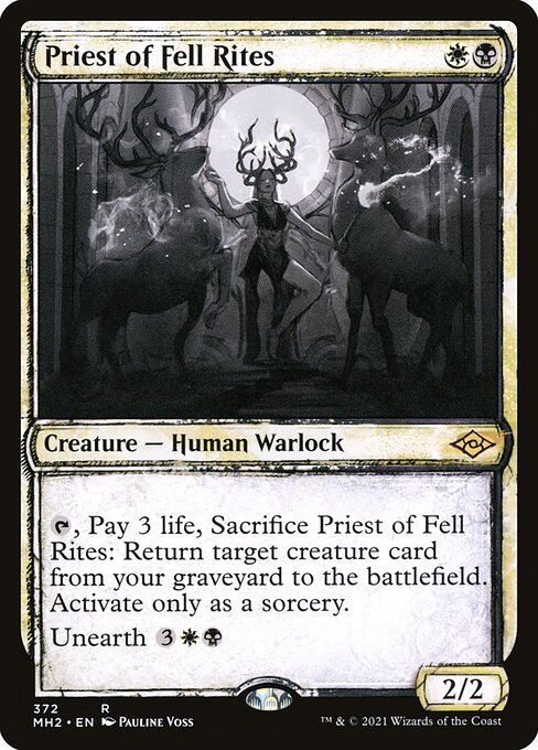 Priest of Fell Rites card image