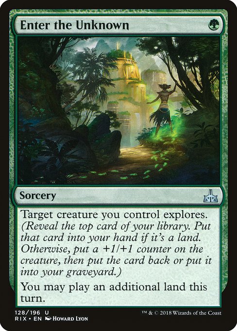 Enter the Unknown (rix) 128