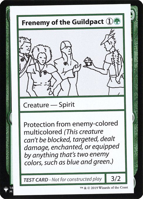 Frenemy of the Guildpact (Mystery Booster Playtest Cards 2019 #74)