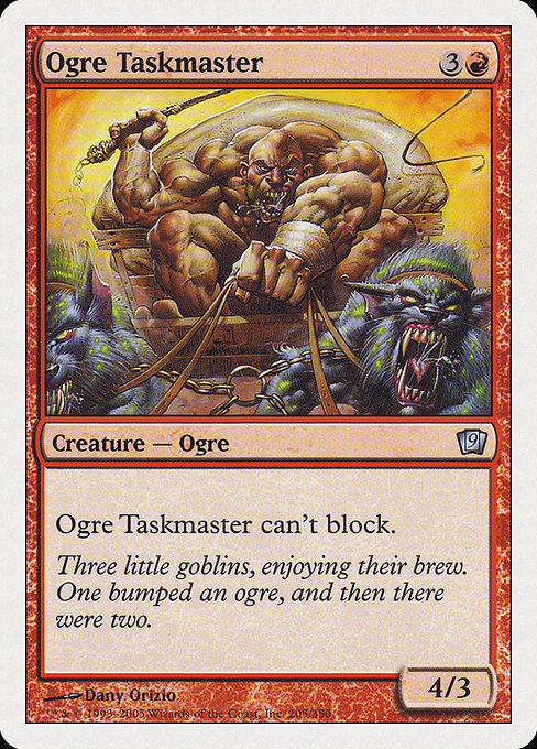 Ogre Taskmaster (Ninth Edition #205)