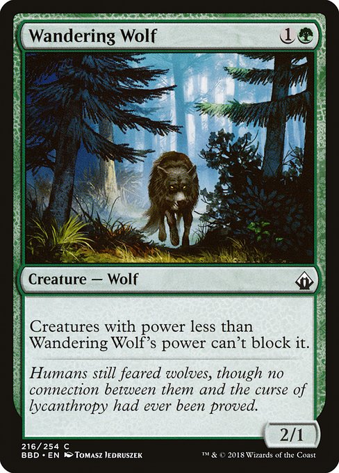 Wandering Wolf (Battlebond #216)