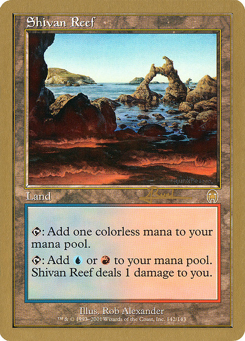 Shivan Reef (World Championship Decks 2001 #ar142)