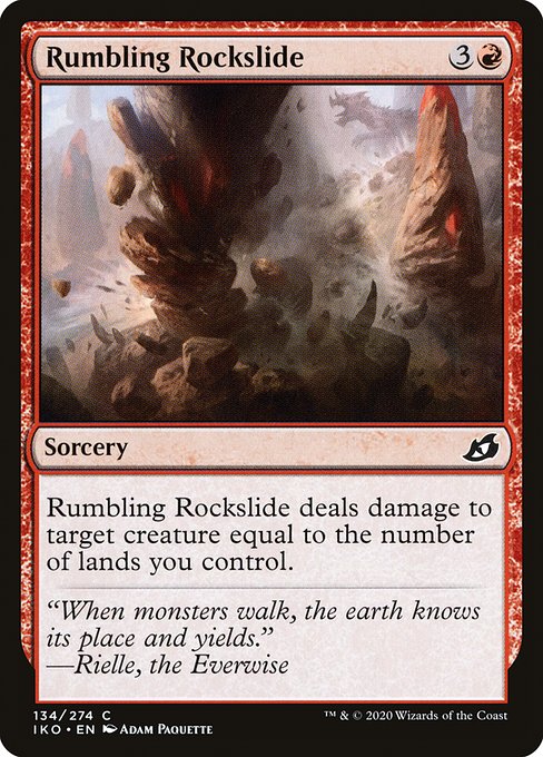 Rumbling Rockslide card image