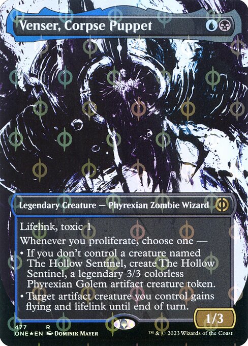 Venser, Corpse Puppet (Phyrexia: All Will Be One #477)