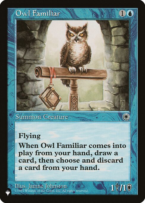 Owl Familiar (The List #POR-63)