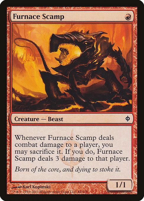 Furnace Scamp (New Phyrexia #84)