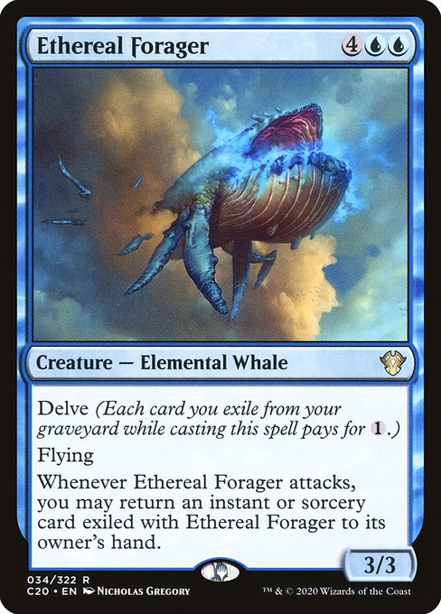 Ethereal Forager (Commander 2020 #34)