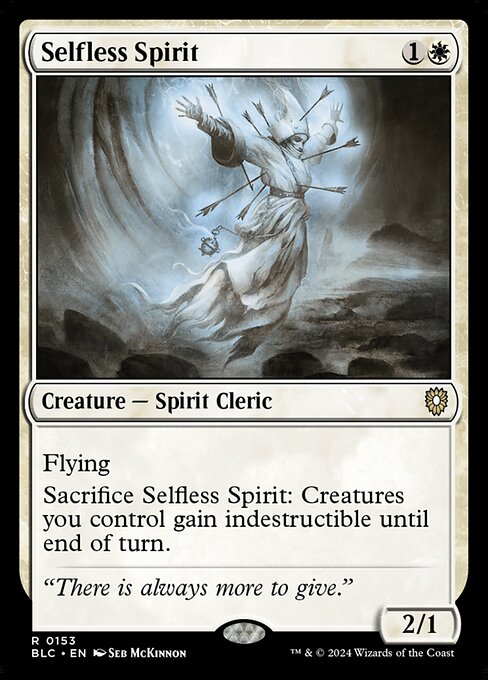 Selfless Spirit (Bloomburrow Commander #153)