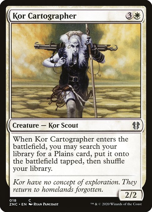 Kor Cartographer (Zendikar Rising Commander #18)