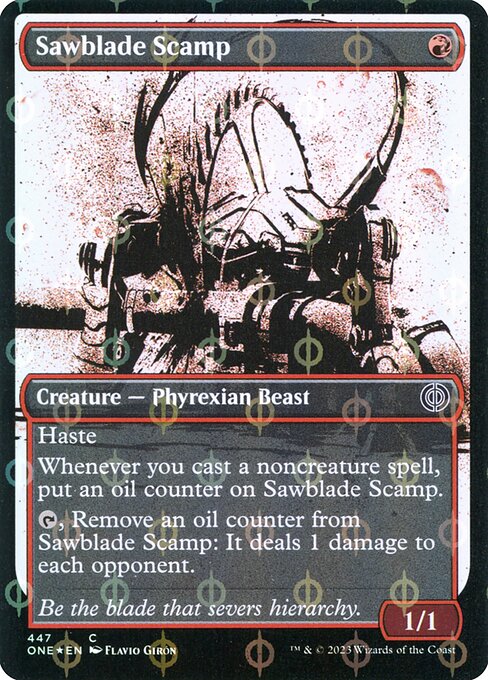 Sawblade Scamp (Phyrexia: All Will Be One #447)