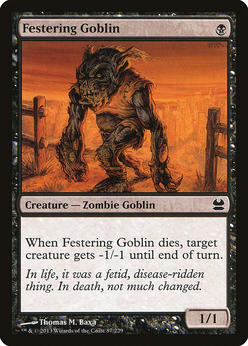 Gobelin pourrissant|Festering Goblin