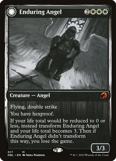 Enduring Angel // Angelic Enforcer (Innistrad: Double Feature #17)