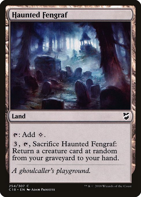 Haunted Fengraf (Commander 2018 #254)