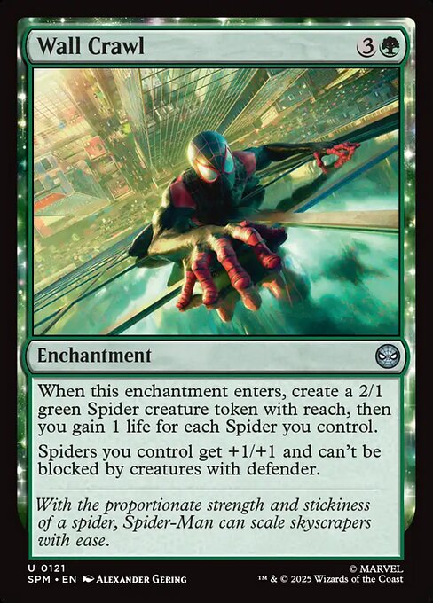 Wall Crawl magic the gathering card art