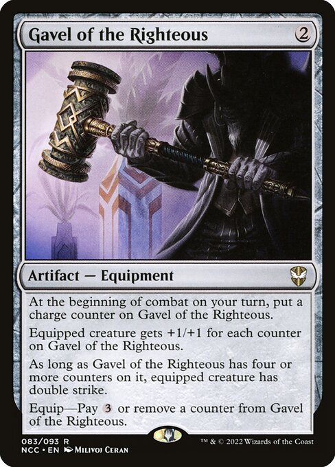 Gavel of the Righteous (ncc) 83 Gavel of the Righteous (ncc) 83