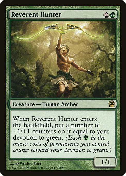 Reverent Hunter (Theros #173)