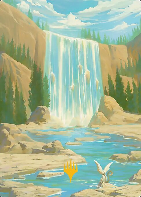 Island // Island magic the gathering card art