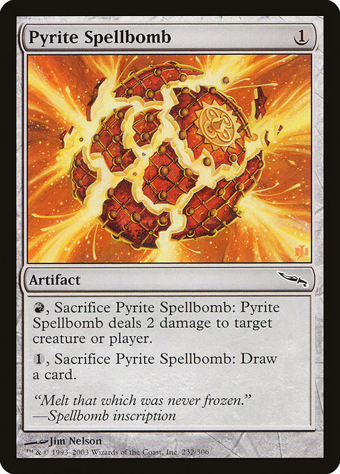 Bombe à sortilèges de pyrite|Pyrite Spellbomb