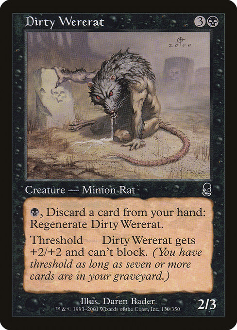 Dirty Wererat card image