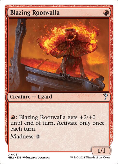 Agame brûlant|Blazing Rootwalla