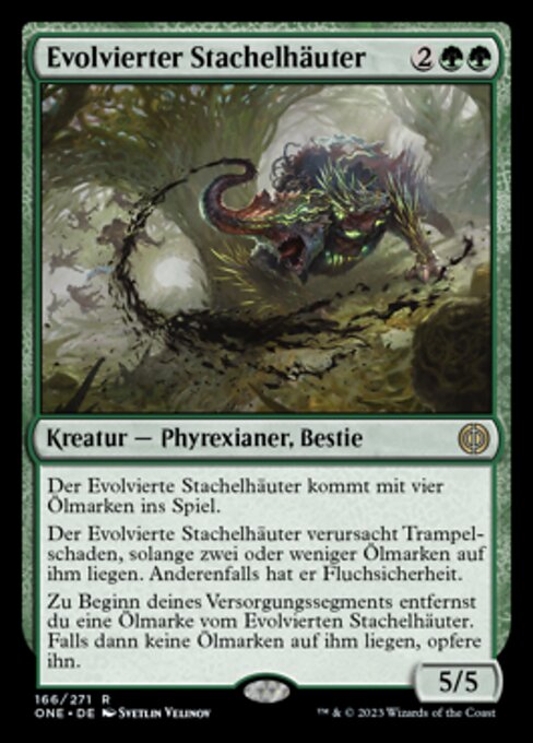 Evolved Spinoderm (Phyrexia: All Will Be One #166)