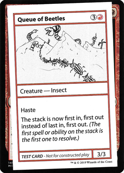 Queue of Beetles (Mystery Booster Playtest Cards 2021 #61)