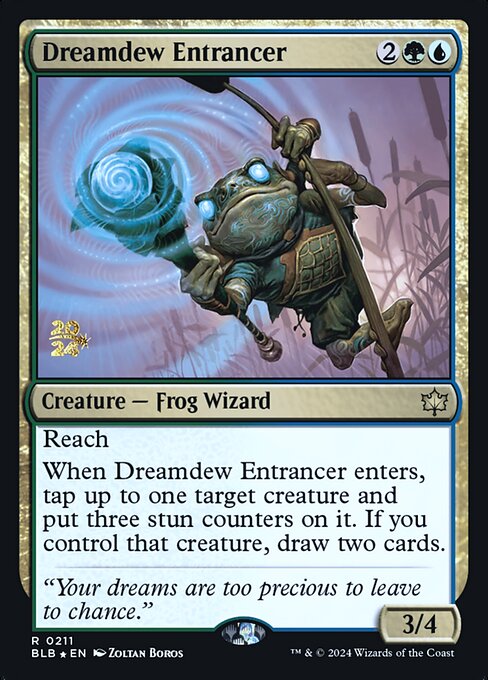 Dreamdew Entrancer (Bloomburrow Promos #211s)