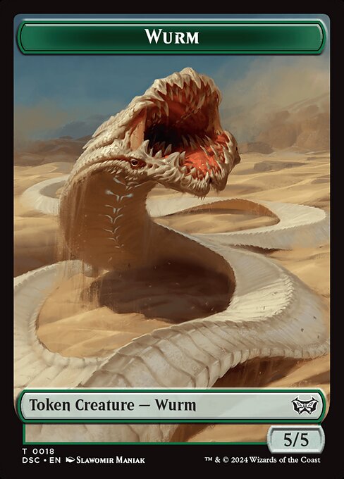 Wurm (Duskmourn Commander Tokens #18)