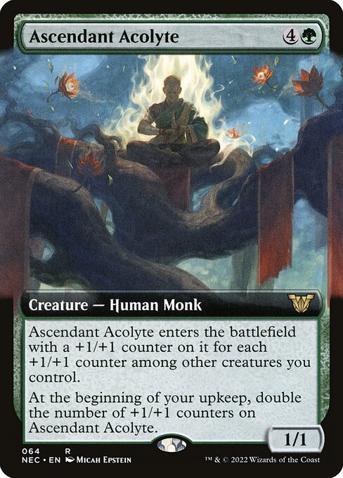 Ascendant Acolyte (Neon Dynasty Commander #64)