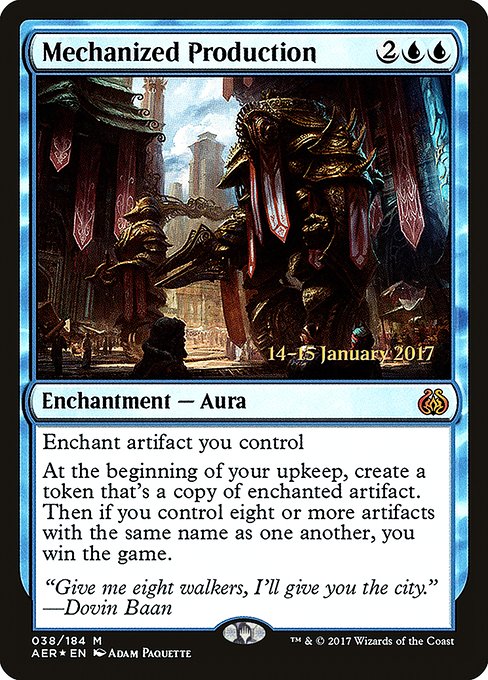 Mechanized Production (Aether Revolt Promos #38s)