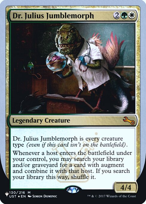 Dr. Julius Jumblemorph (The List (Unfinity Foil Edition) #46)