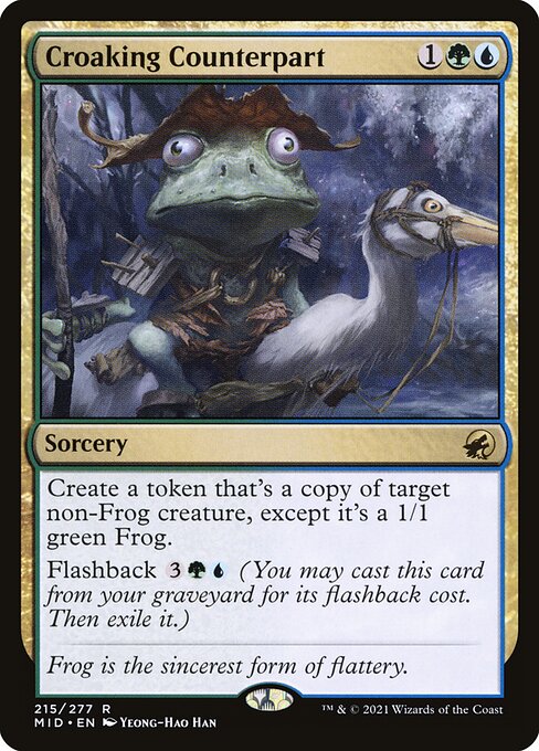 Croaking Counterpart (Innistrad: Midnight Hunt #215)