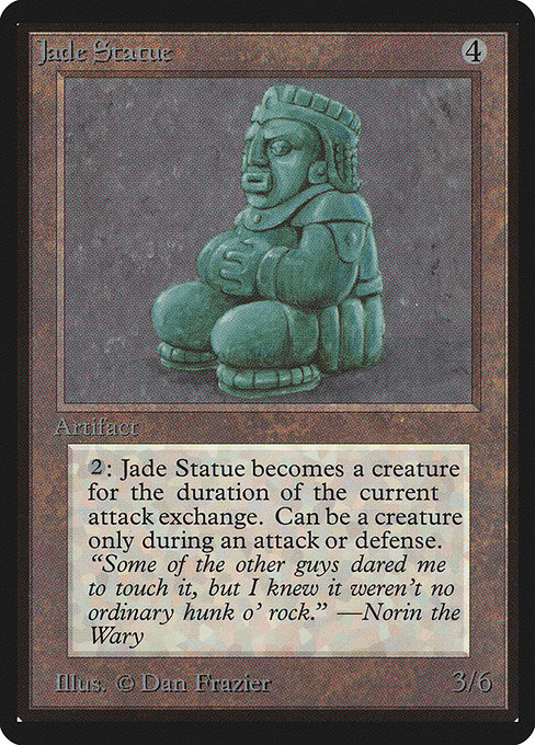 Jade Statue (Limited Edition Beta #254)