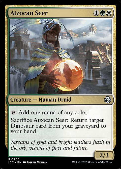 Atzocan Seer (The Lost Caverns of Ixalan Commander #265)