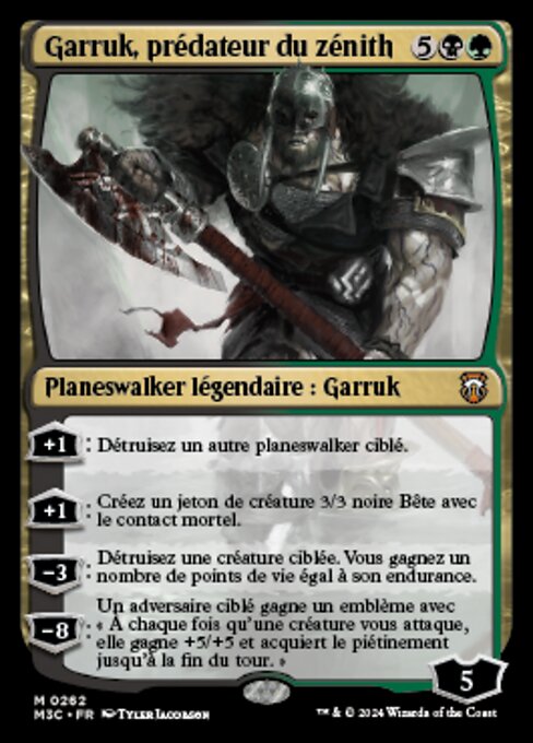 Garruk, Apex Predator (Modern Horizons 3 Commander #262)