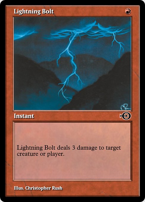 Lightning Bolt (Magic Online Promos #35932)
