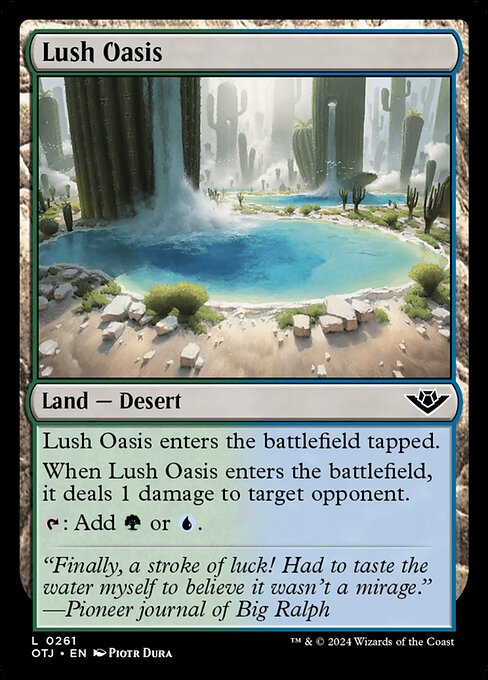 Lush Oasis (Outlaws of Thunder Junction #261)