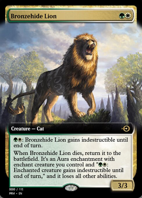 Bronzehide Lion (Magic Online Promos #79973)