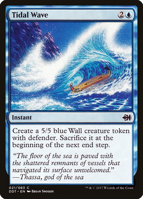 Tidal Wave (Duel Decks: Merfolk vs. Goblins #21)