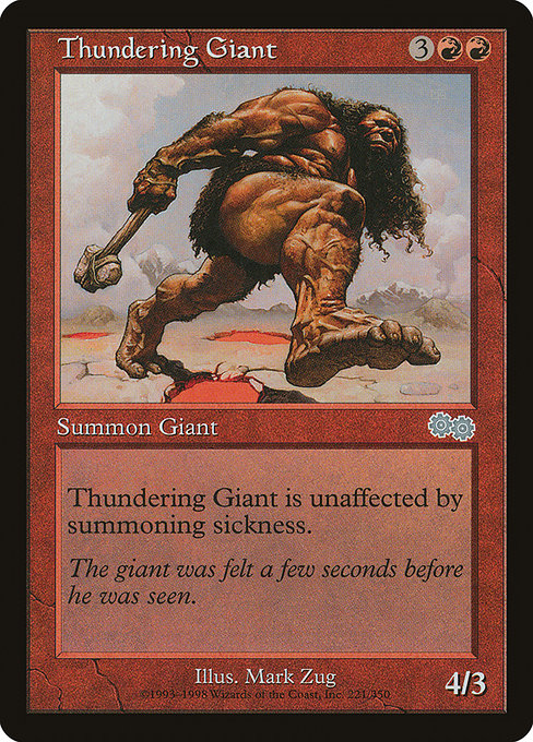 Thundering Giant (Urza's Saga #221)